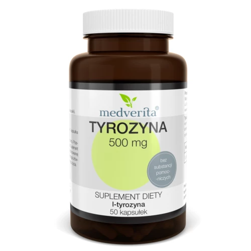 Medverita - Tyrozyna 500 mg - 50 kapsułek